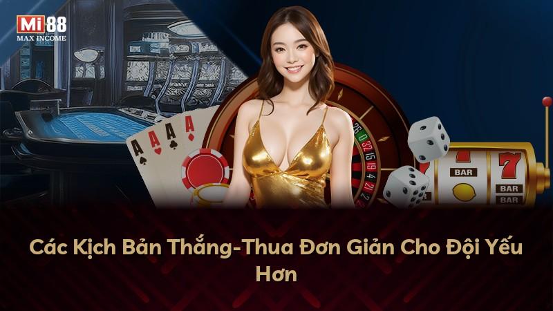 Các Kịch Bản Thắng-Thua Đơn Giản Cho Đội Yếu Hơn