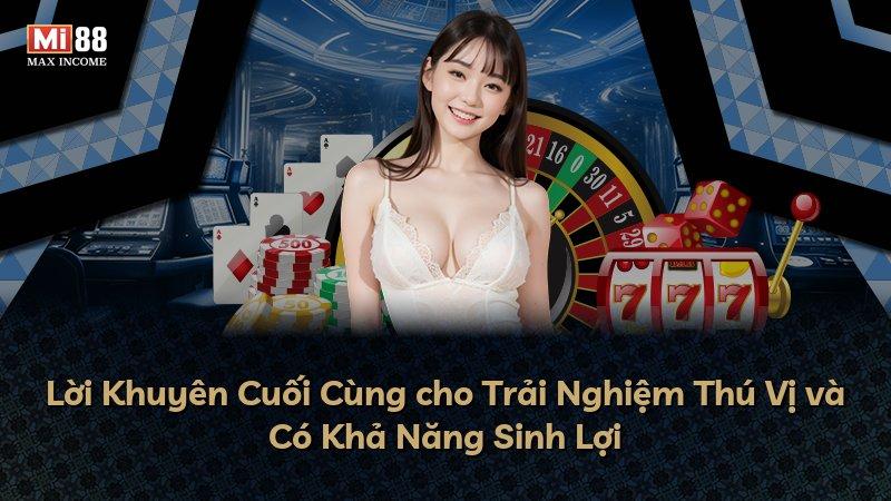 Lời Khuyên Cuối Cùng cho Trải Nghiệm Thú Vị và Có Khả Năng Sinh Lợi